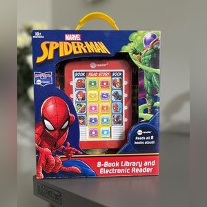 New Disney me reader electronic reader and eight book library Spider-Man